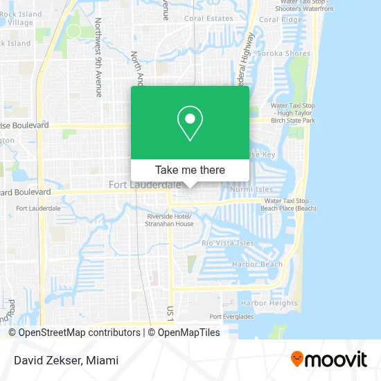 David Zekser map