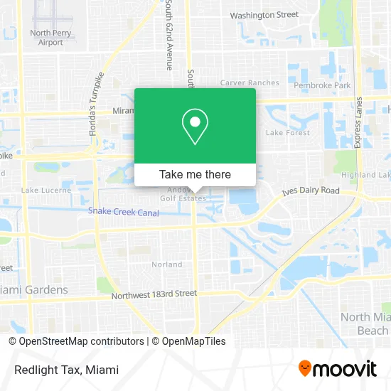 Redlight Tax map