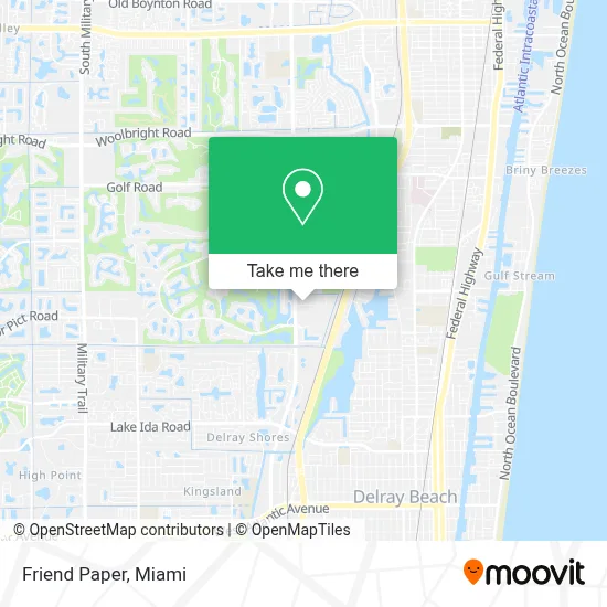 Friend Paper map