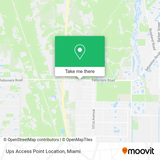 Ups Access Point Location map