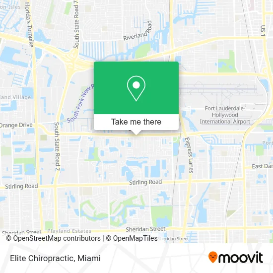 Elite Chiropractic map