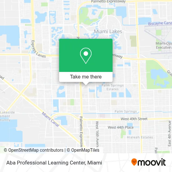 Aba Professional Learning Center map