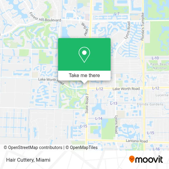 Hair Cuttery map