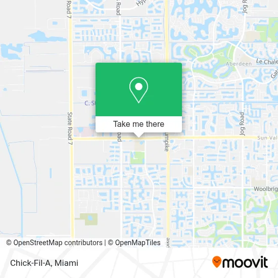 Chick-Fil-A map