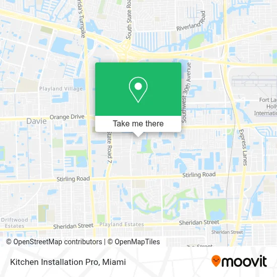 Kitchen Installation Pro map