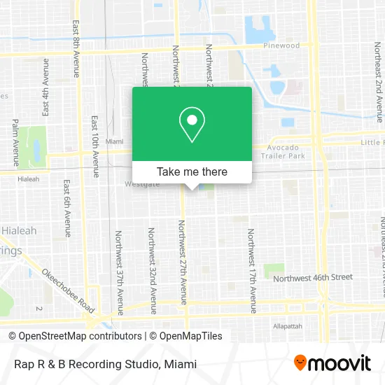 Rap R & B Recording Studio map