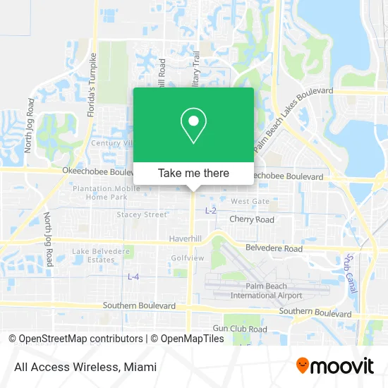 All Access Wireless map