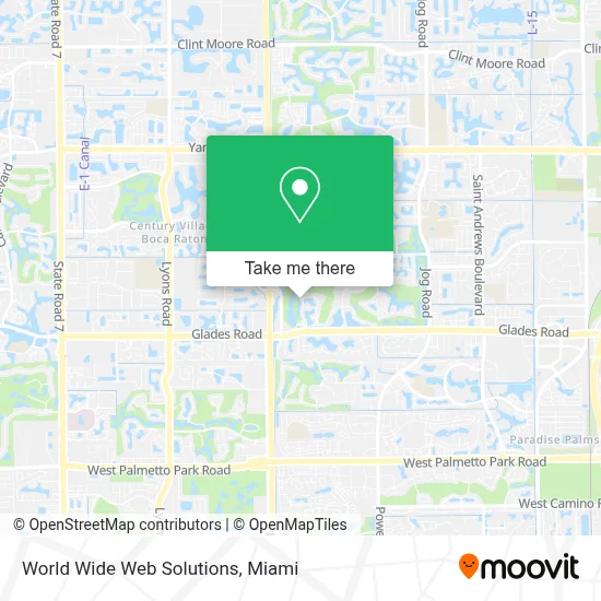 World Wide Web Solutions map