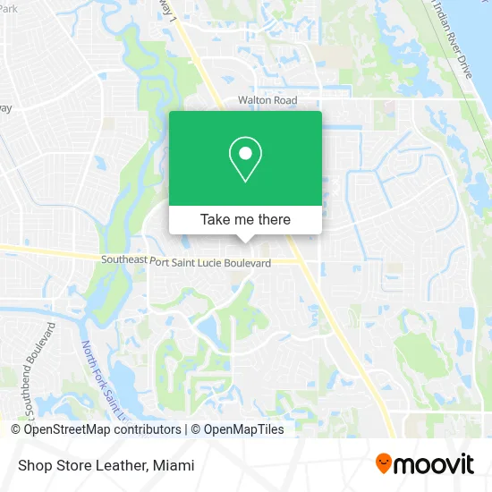 Shop Store Leather map