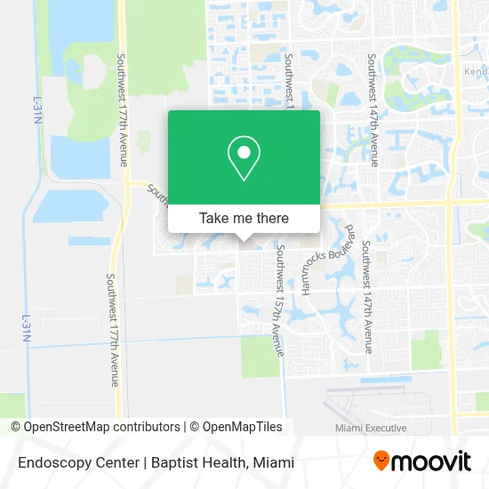 Endoscopy Center | Baptist Health map