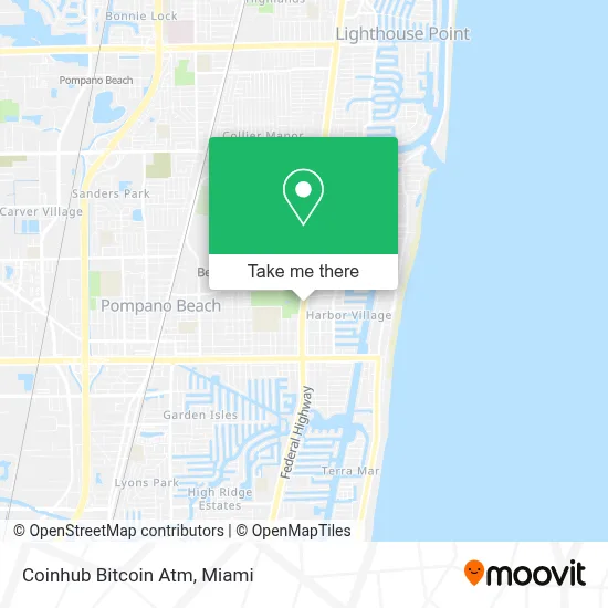Coinhub Bitcoin Atm map