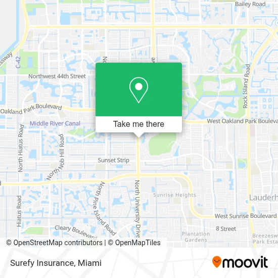 Surefy Insurance map