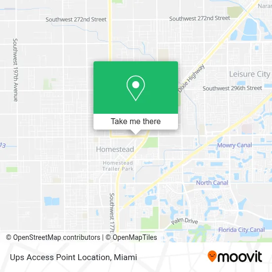 Ups Access Point Location map