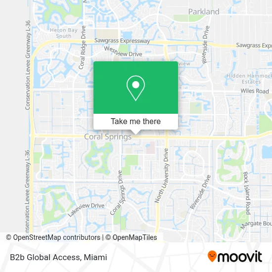 B2b Global Access map
