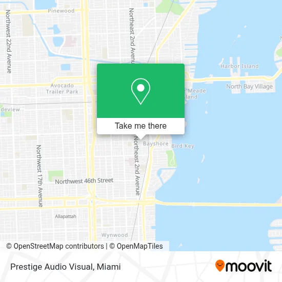 Prestige Audio Visual map