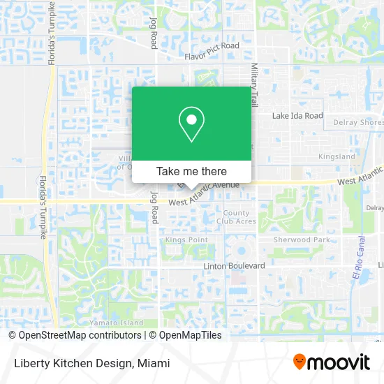 Liberty Kitchen Design map