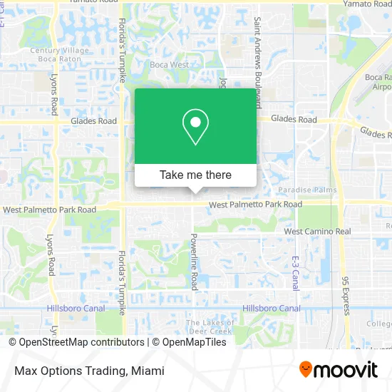 Max Options Trading map