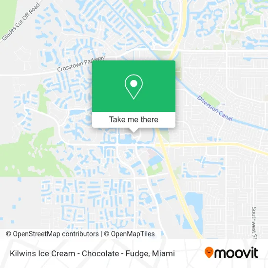 Kilwins Ice Cream - Chocolate - Fudge map