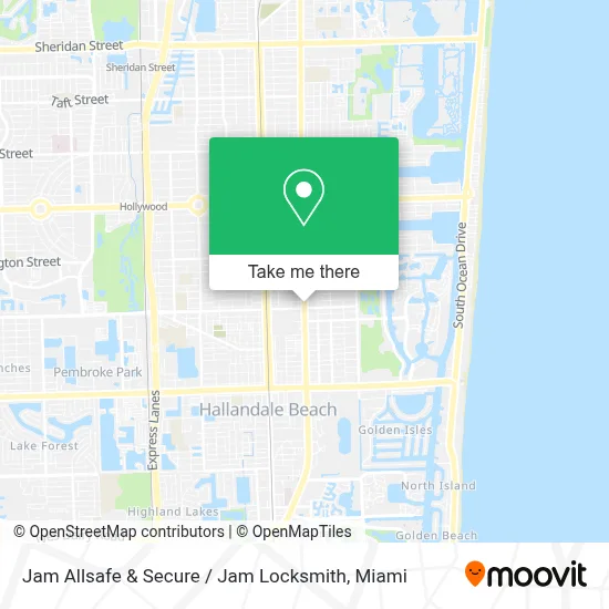 Jam Allsafe & Secure / Jam Locksmith map