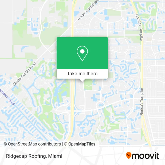Ridgecap Roofing map