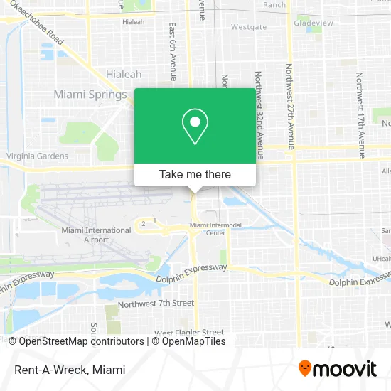 Rent-A-Wreck map