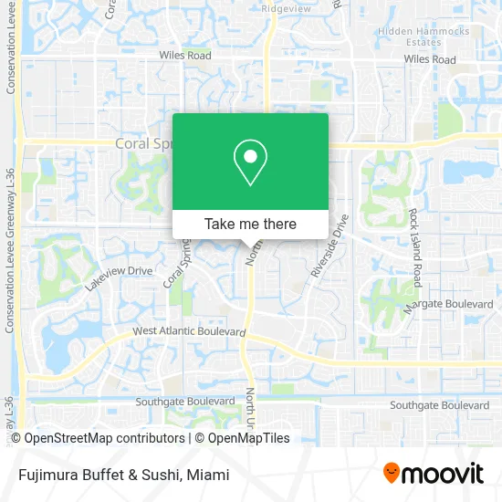 Fujimura Buffet & Sushi map