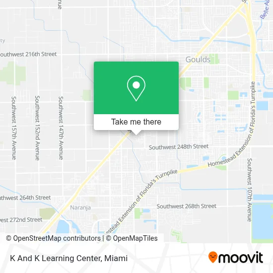 K And K Learning Center map