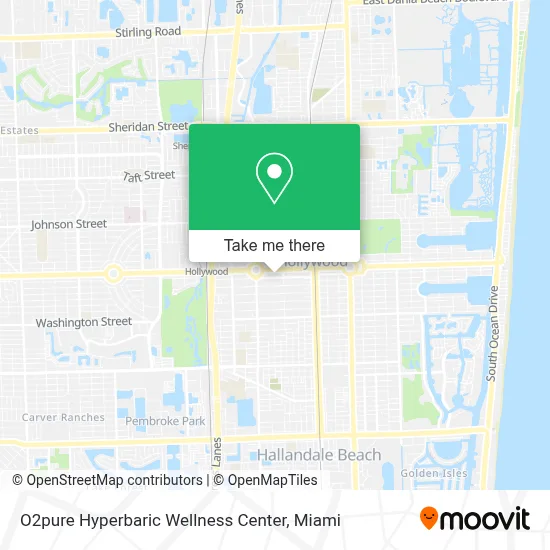 O2pure Hyperbaric Wellness Center map