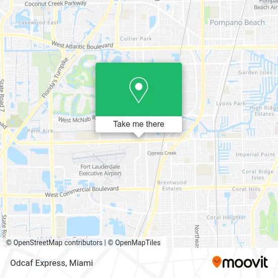Odcaf Express map