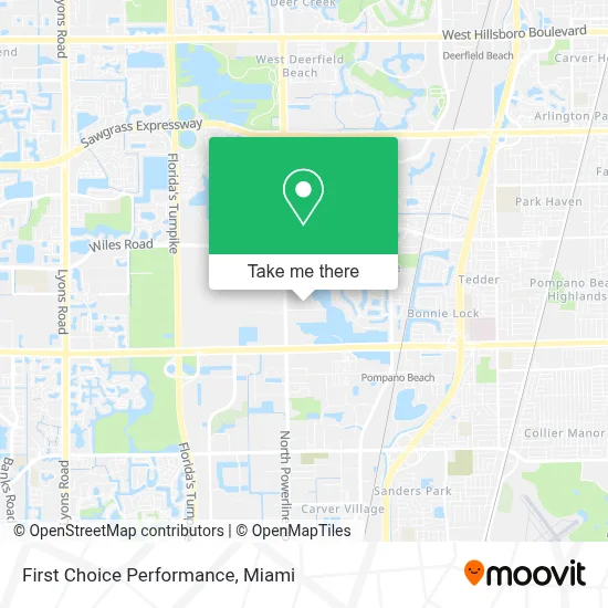 First Choice Performance map