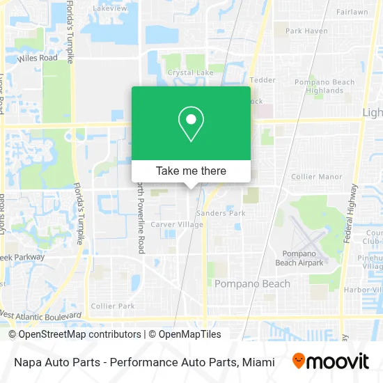 Napa Auto Parts - Performance Auto Parts map