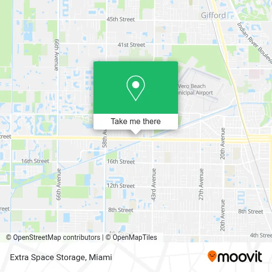 Extra Space Storage map