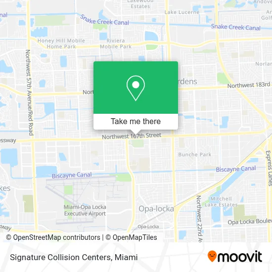 Signature Collision Centers map