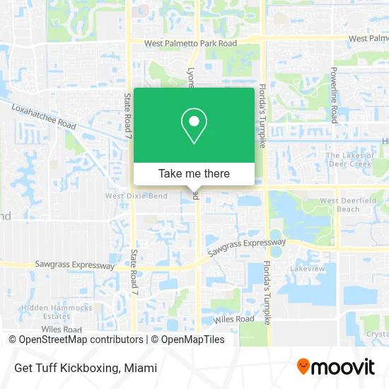 Get Tuff Kickboxing map