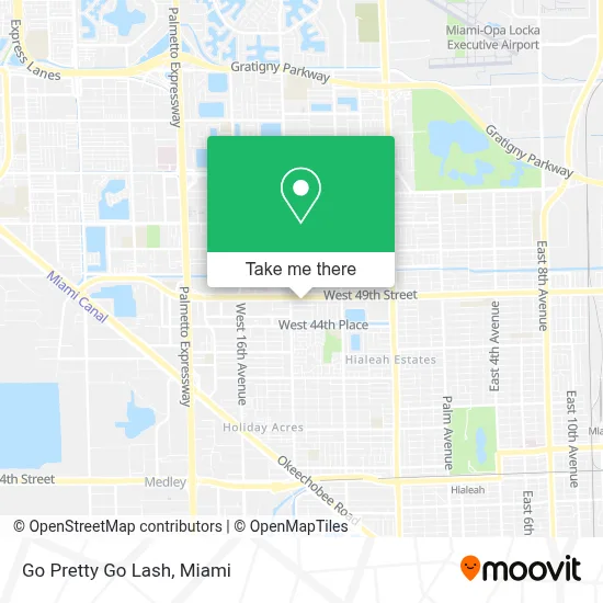 Go Pretty Go Lash map