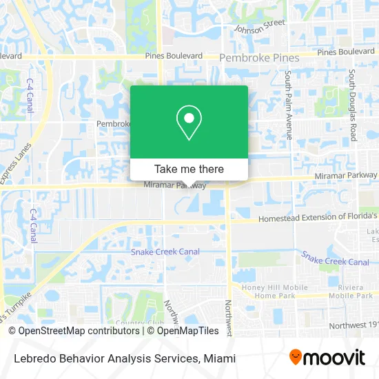 Lebredo Behavior Analysis Services map