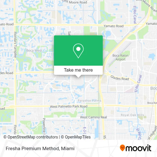 Fresha Premium Method map