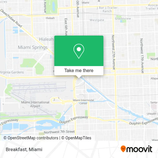 Breakfast map