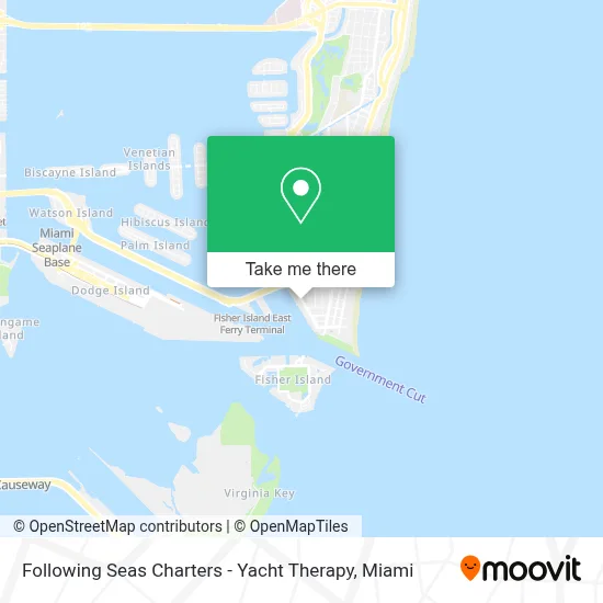 Following Seas Charters - Yacht Therapy map
