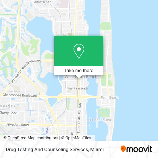 Drug Testing And Counseling Services map