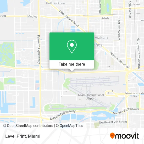 Level Print map