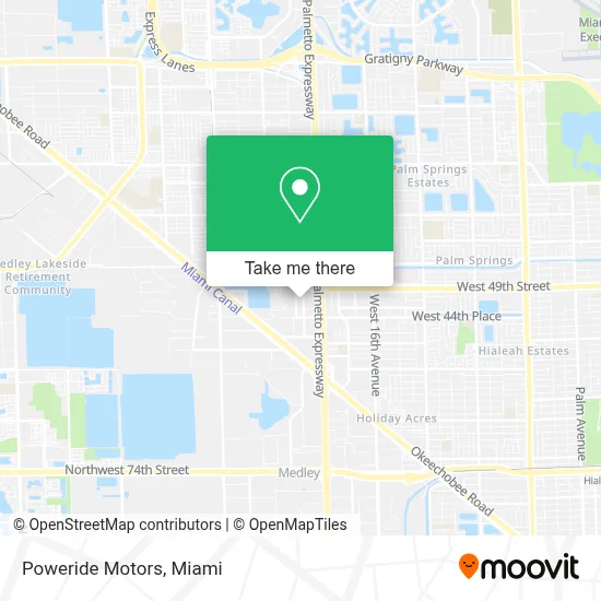 Poweride Motors map