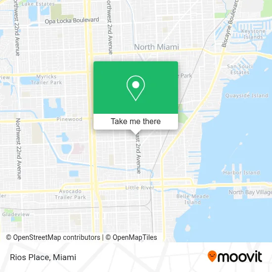 Rios Place map