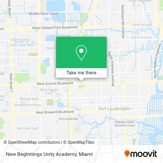 New Beginnings Unity Academy map