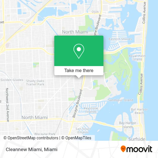 Cleannew Miami map