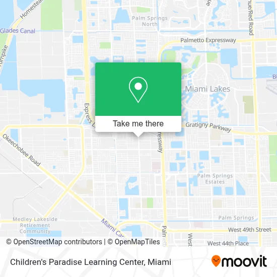 Children's Paradise Learning Center map