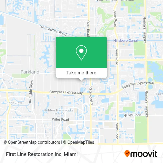First Line Restoration Inc map