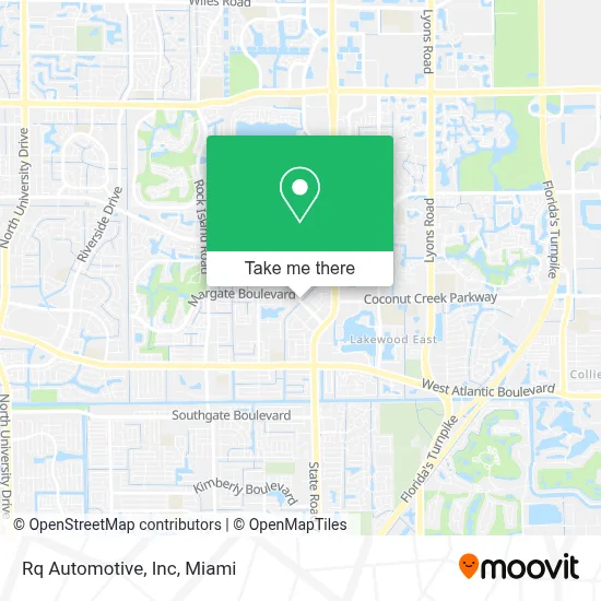 Rq Automotive, Inc map