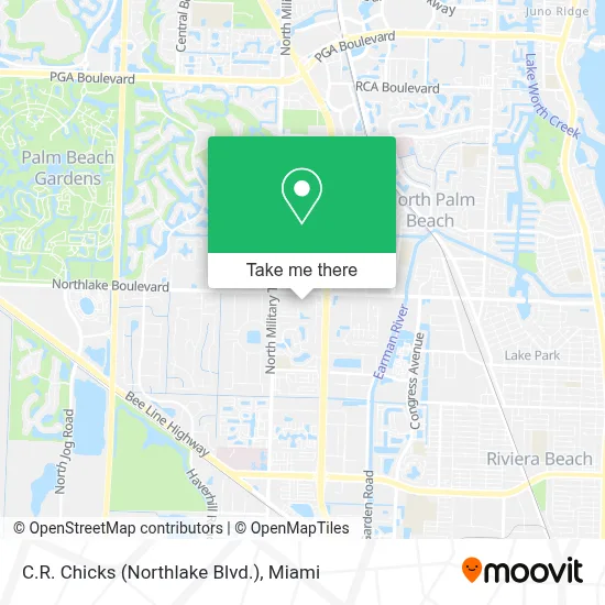 C.R. Chicks (Northlake Blvd.) map