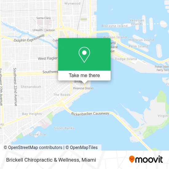 Brickell Chiropractic & Wellness map